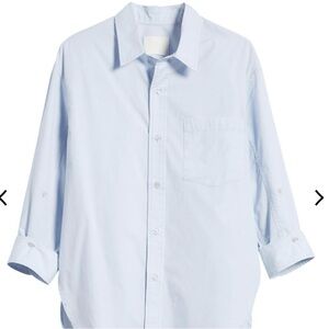 Citizens of Humanity Kayla Shirt – Oxford Blue – Relaxed Button Down – Size S